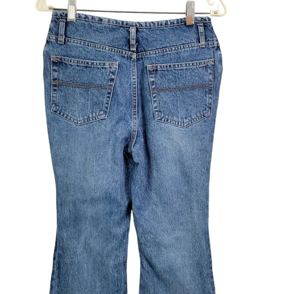 Route 66 Vintage Y2K Low Waisted Button Fly Flaired Led Bell Bottom Jean 5/6 - Picture 8 of 15